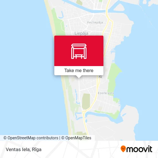 Карта Ventas Iela