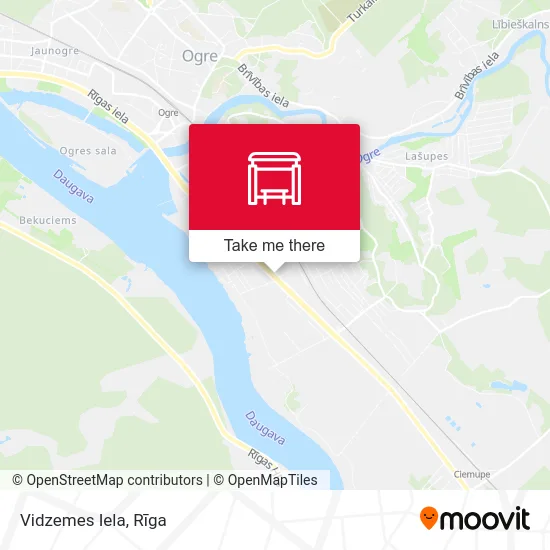 Карта Vidzemes Iela