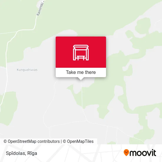 Карта Spīdolas