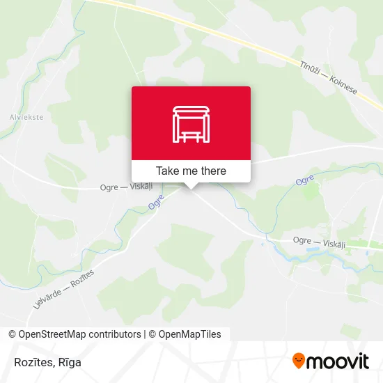 Карта Rozītes