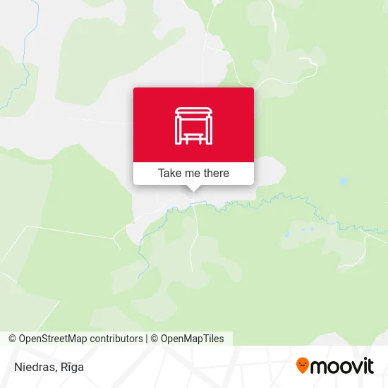 Niedras map