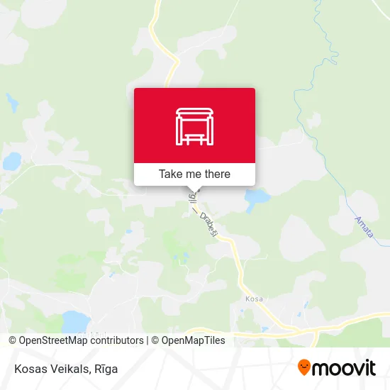 Kosas Veikals map