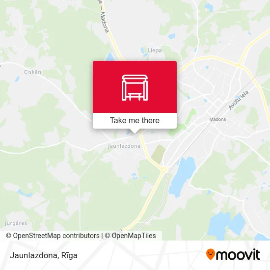 Карта Jaunlazdona