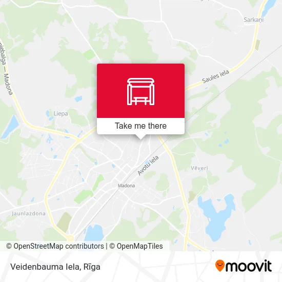 Veidenbauma Iela map