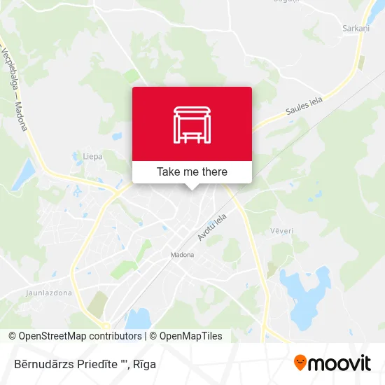 Bērnudārzs Priedīte " map