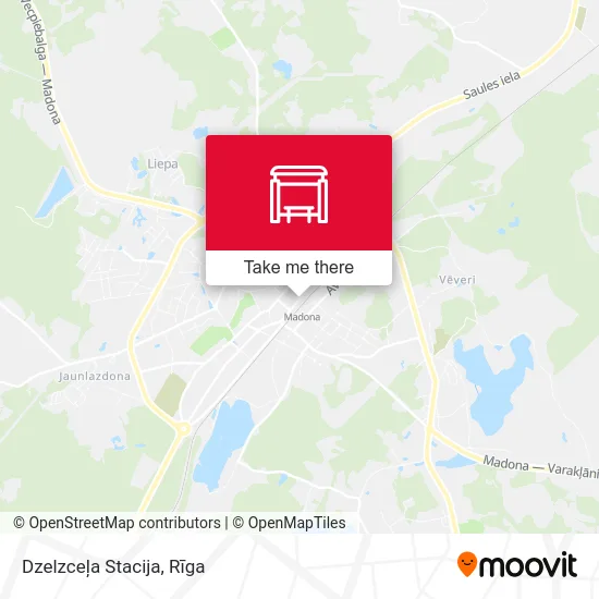 Dzelzceļa Stacija map