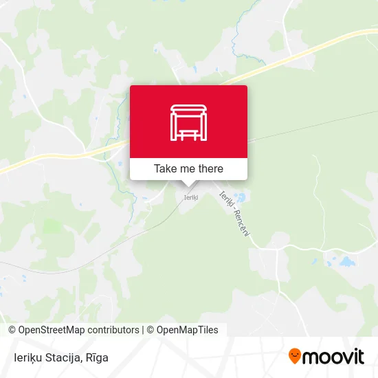 Карта Ieriķu Stacija