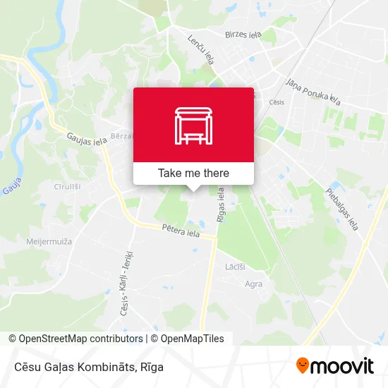 Cēsu Gaļas Kombināts map