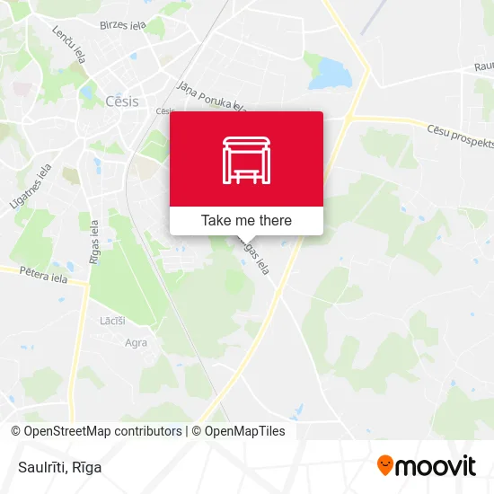 Карта Saulrīti
