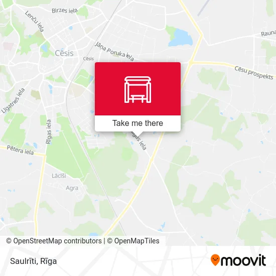 Карта Saulrīti