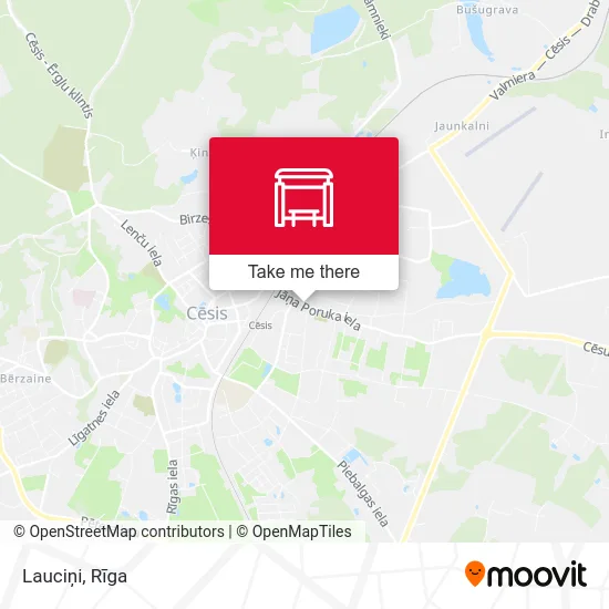 Карта Lauciņi