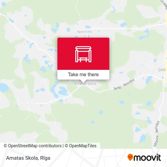 Карта Amatas Skola
