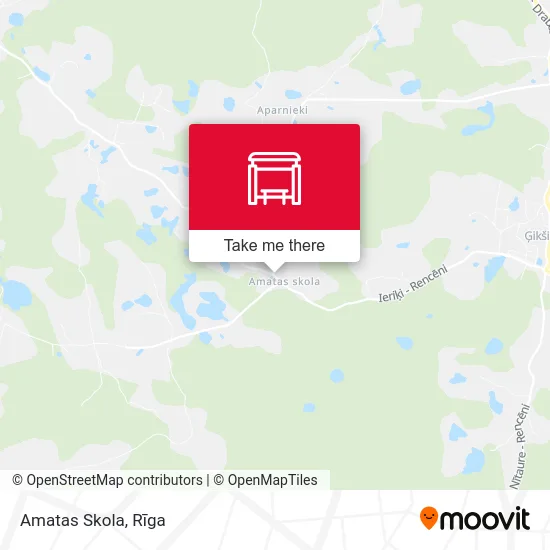 Карта Amatas Skola