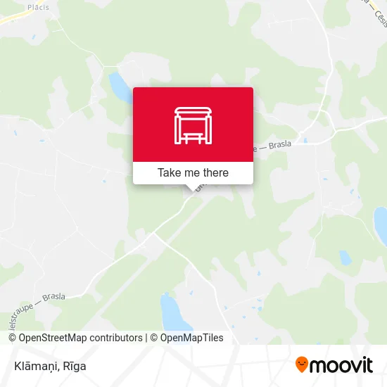 Карта Klāmaņi