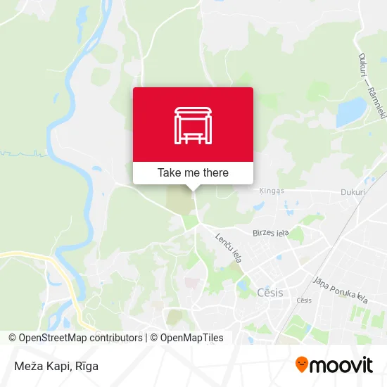 Карта Meža Kapi