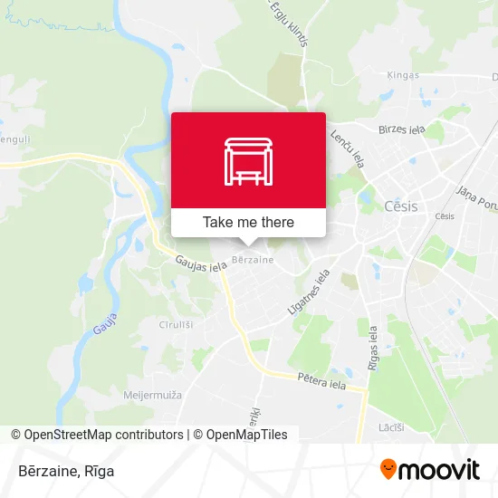 Карта Bērzaine