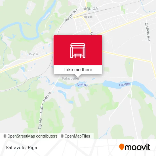 Карта Saltavots