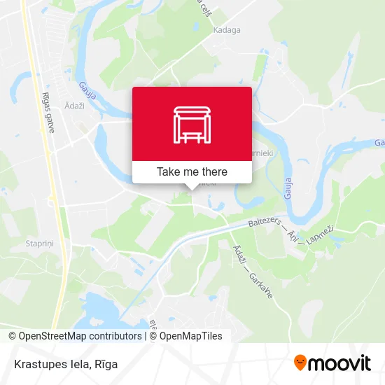 Krastupes Iela map