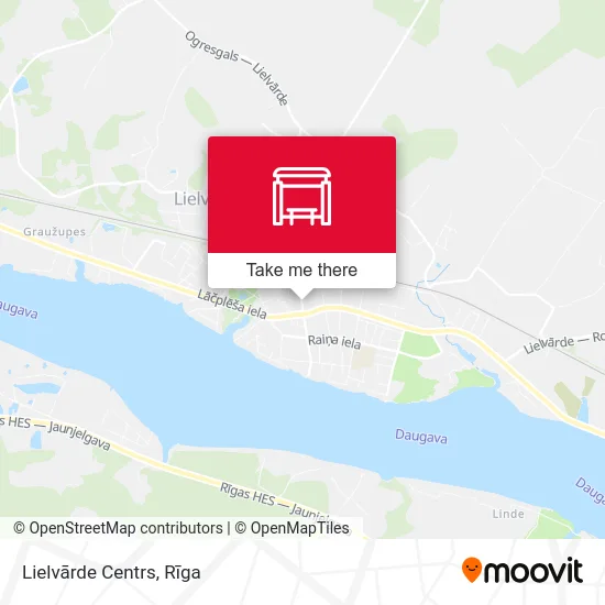 Lielvārde Centrs map