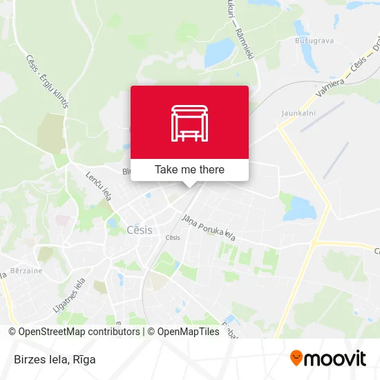 Карта Birzes Iela