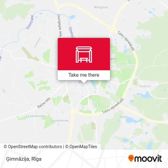 Карта Ģimnāzija