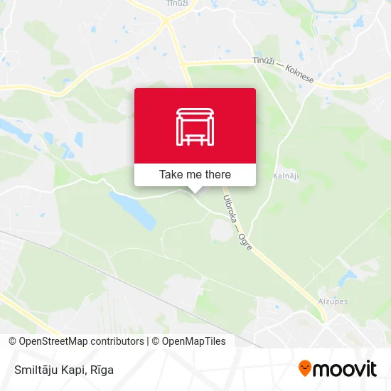 Карта Smiltāju Kapi