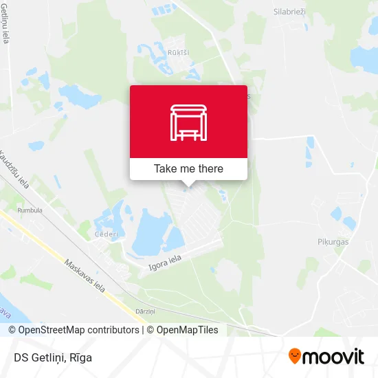 Карта DS Getliņi