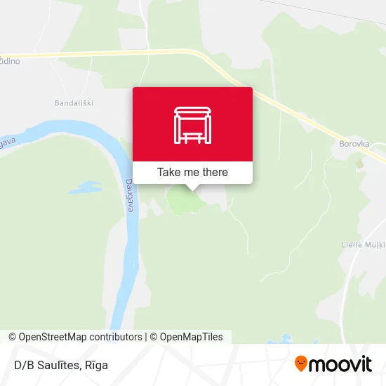 D/B Saulītes map
