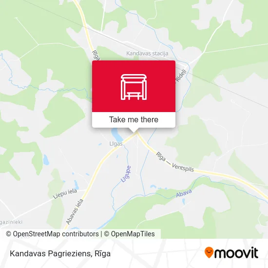 Kandavas Pagrieziens map