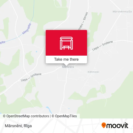Карта Mārsnēni
