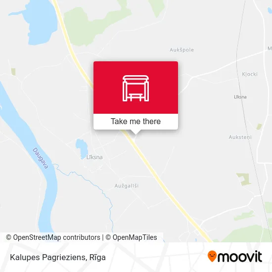 Kalupes Pagrieziens map