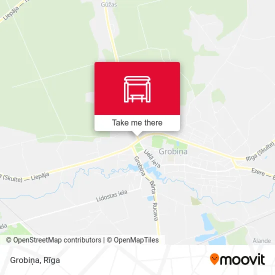 Карта Grobiņa