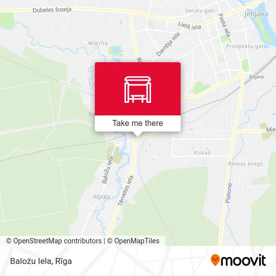 Baložu Iela map