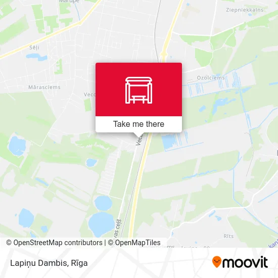 Карта Lapiņu Dambis