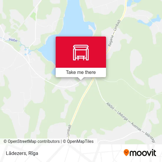 Карта Lādezers