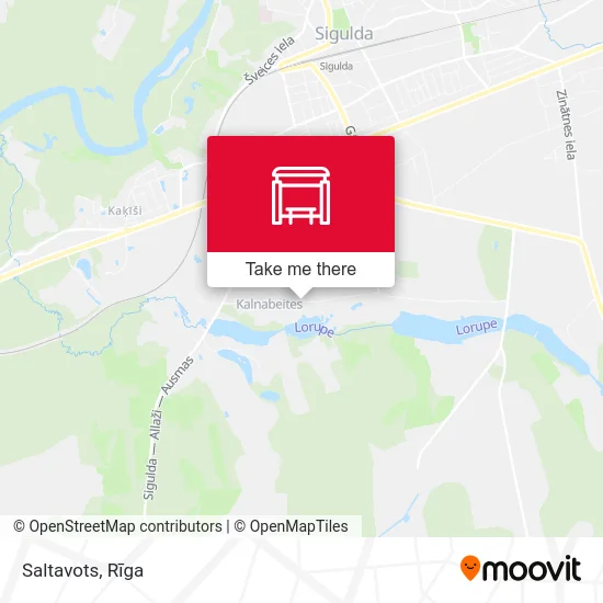 Карта Saltavots