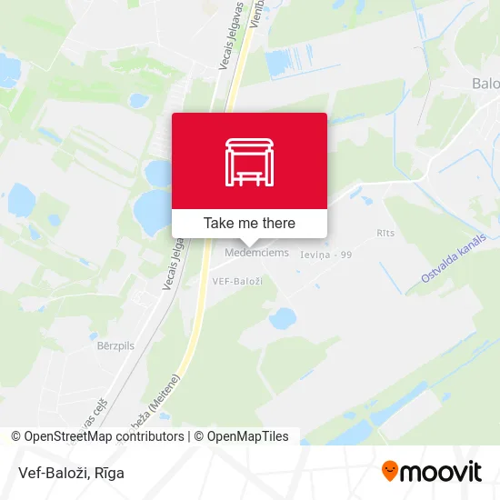 Карта Vef-Baloži