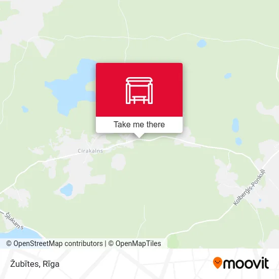 Žubītes map