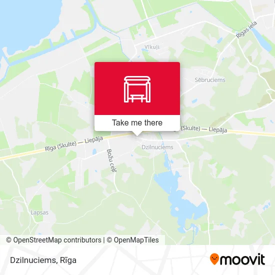 Карта Dzilnuciems