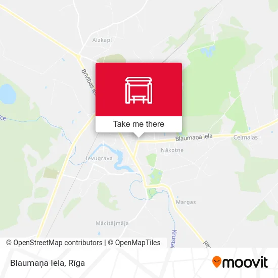 Карта Blaumaņa Iela