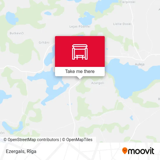 Ezergals map