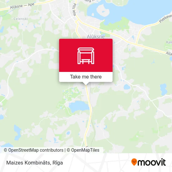 Карта Maizes Kombināts