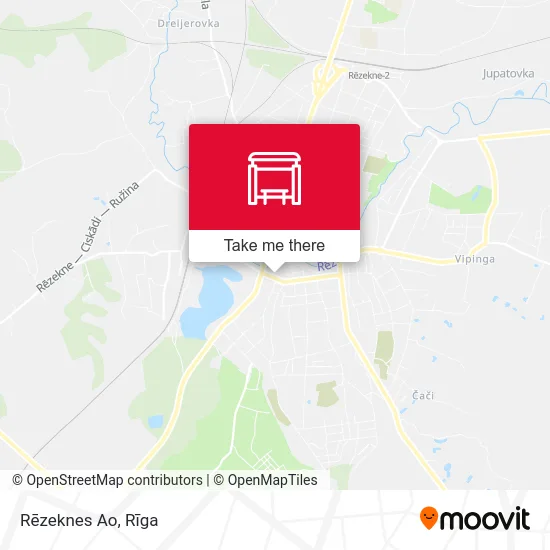 Rēzeknes Ao map