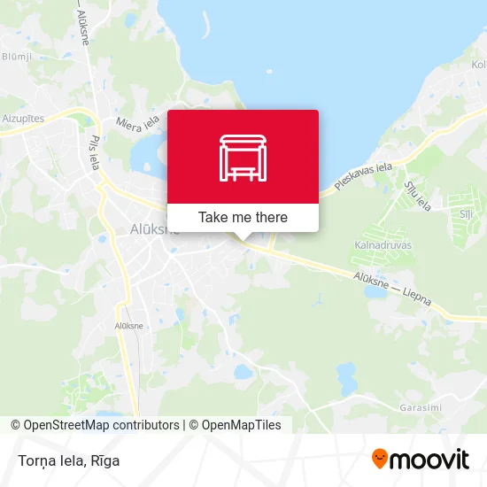 Карта Torņa Iela