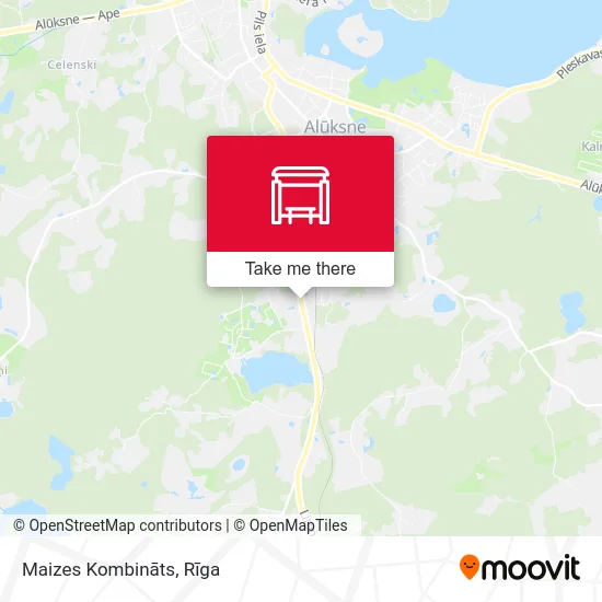 Карта Maizes Kombināts