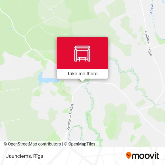 Карта Jaunciems