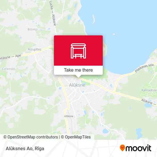 Карта Alūksnes Ao