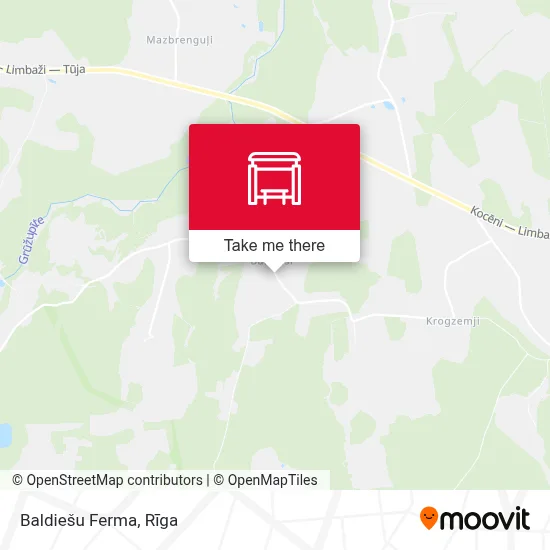 Baldiešu Ferma map