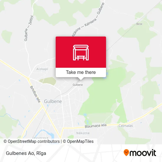 Карта Gulbenes Ao