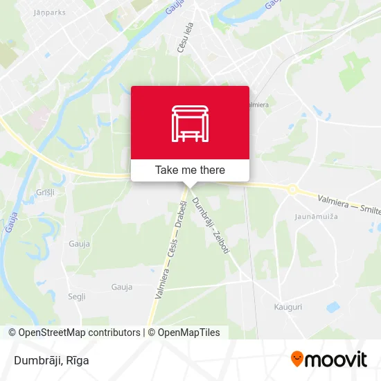 Карта Dumbrāji